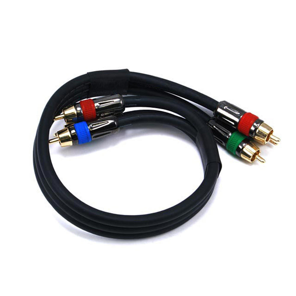 18AWG CL2 Premium 3-RCA Component Video Coaxial Cable (RG-6/U) - Black - Monoprice 18AWG CL2 Premium 3-RCA Component Video Coaxial Cable (RG-6/U) - Black - Monoprice