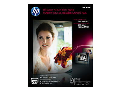 HP CR664A Premium Plus Photo Paper, Glossy, 8.5 x 11 HP CR664A Premium Plus Photo Paper, Glossy, 8.5 x 11