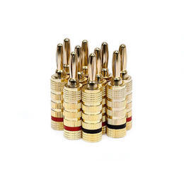 Small a25a3 primecables cab 9436 banana plugs 5 pairs of high quality copper speaker banana plugs closed screw type primecables 