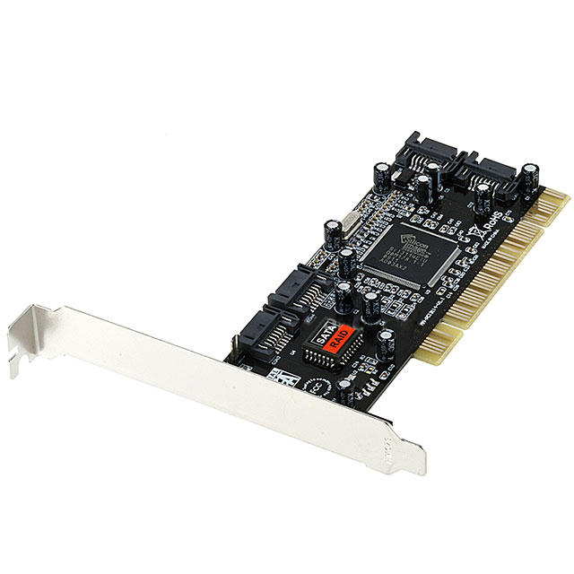 4 Port SATA Serial ATA PCI RAID Controller Card - Silicon Image - Monoprice 4 Port SATA Serial ATA PCI RAID Controller Card - Silicon Image - Monoprice
