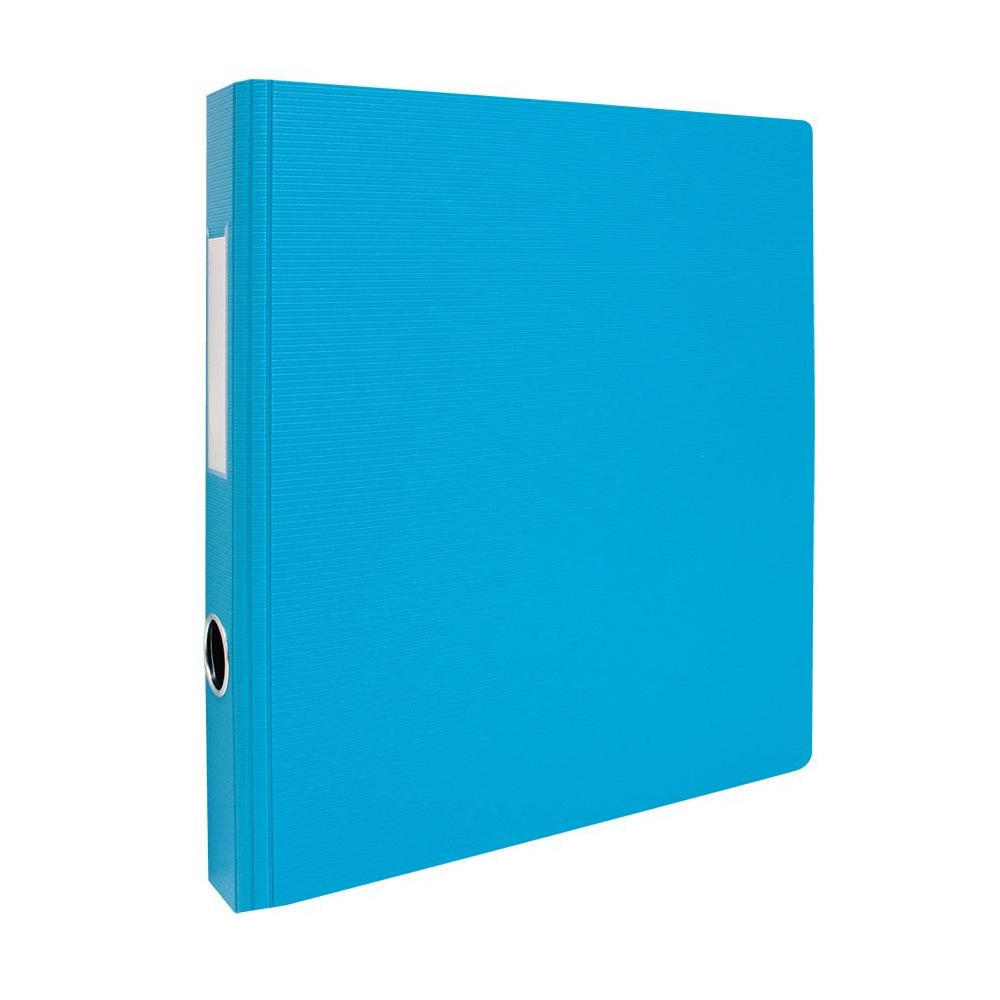 geo 2 d rings binder with hole and label holder 8 colours available label binders