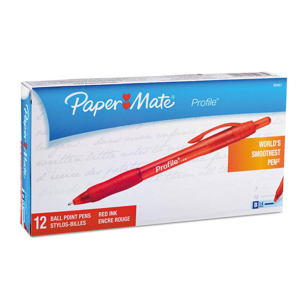 papermate profile retractable ballpoint pen 1 4mm pen point size