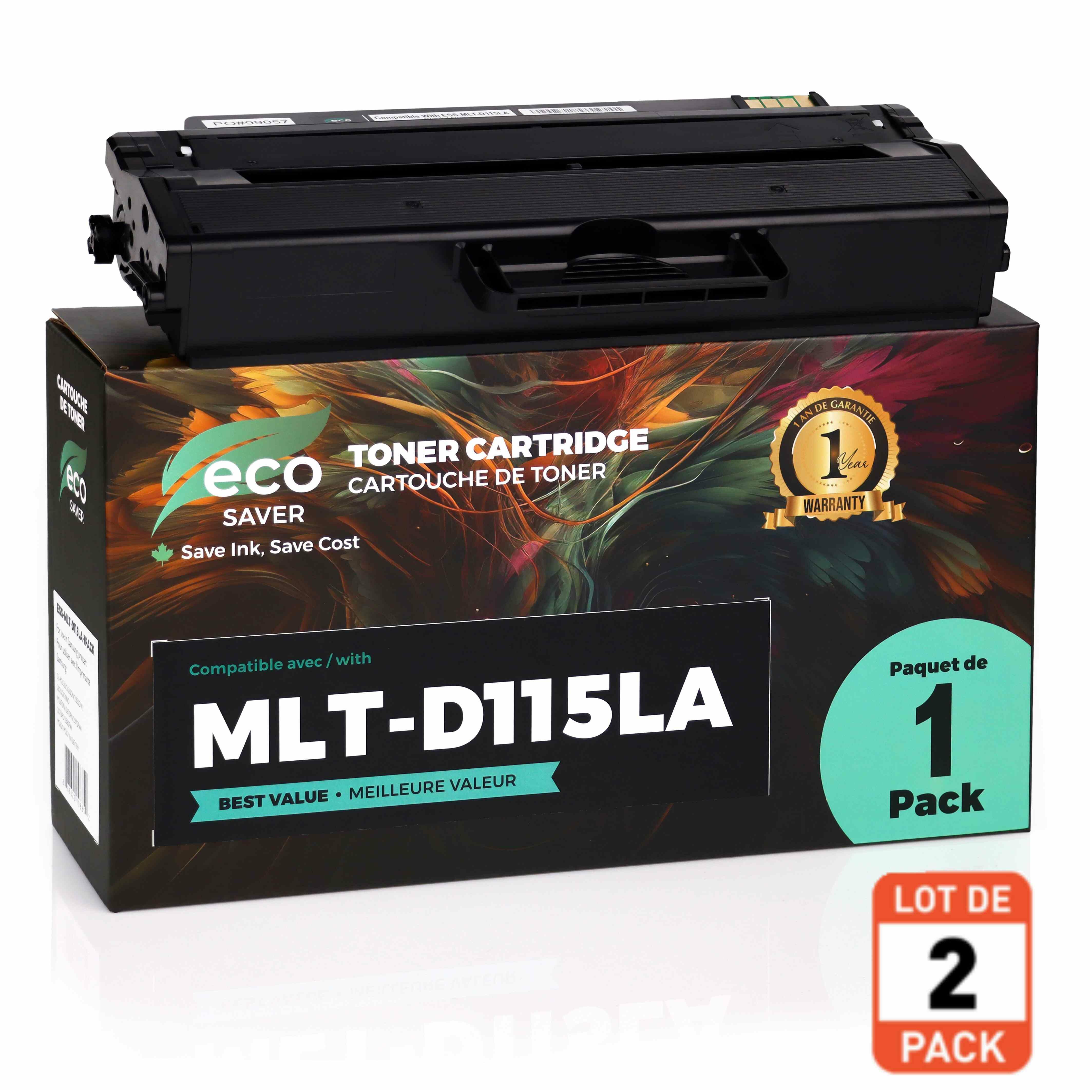 Samsung MLT-D115L Compatible Black Toner Cartridge - Eco-saver