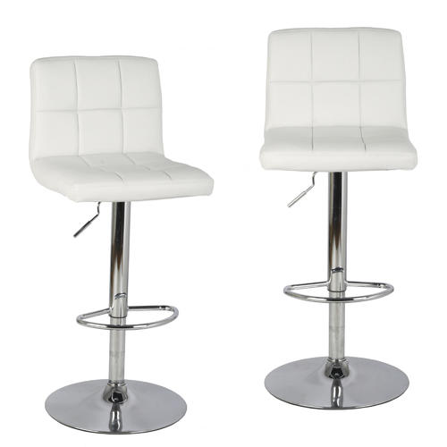 bar stool with adjustable swivel bonded leather