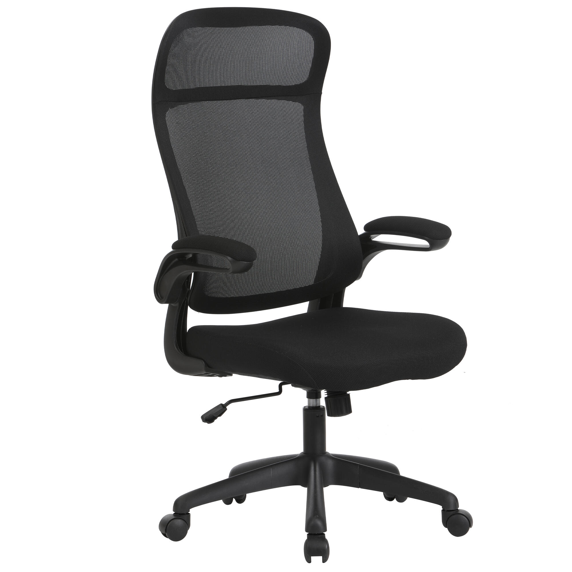 High Back Adjustable Ergonomic Flip-up Armrests Office Desk Chair - Moustache®