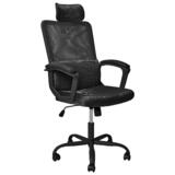 Home Office Computer Mesh Ergonomic Task Chair with Lumbar Support & Adjustable Headrest - Moustache