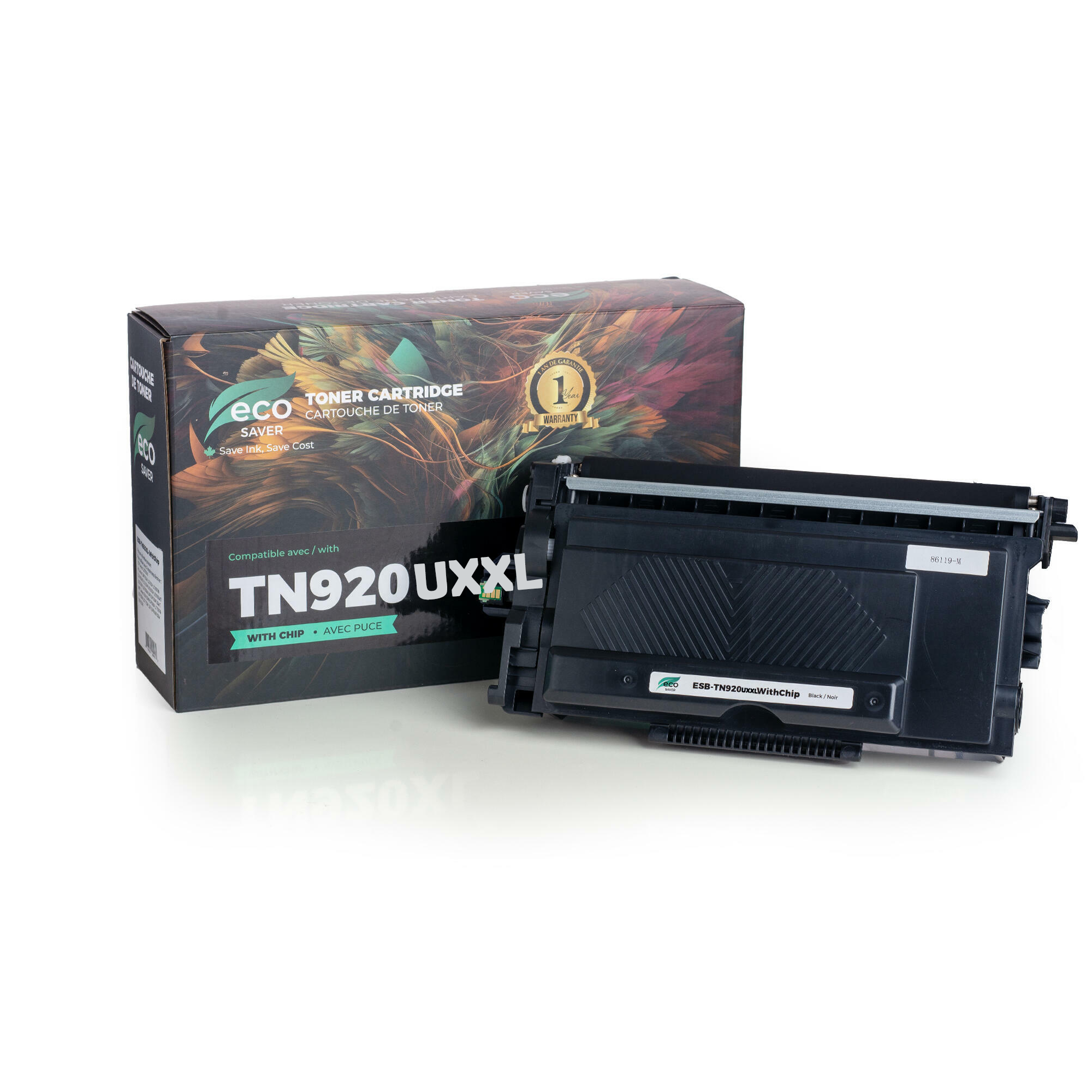 Brother TN920UXXL Compatible Black Toner Cartridge Ultra High Yield - With Chip - Eco-Saver