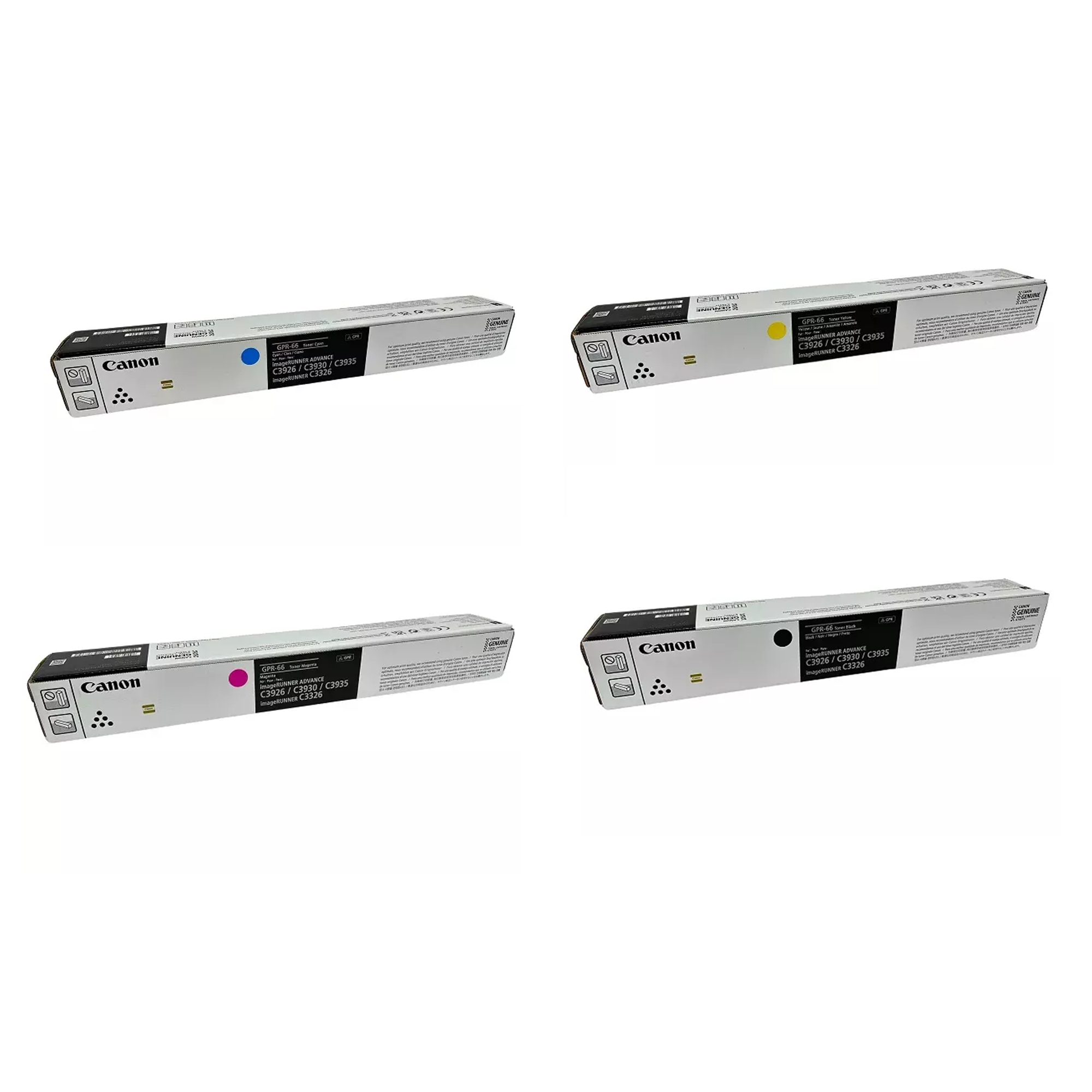 Canon Original GPR-66 BK/C/M/Y Laser Toner Cartridge