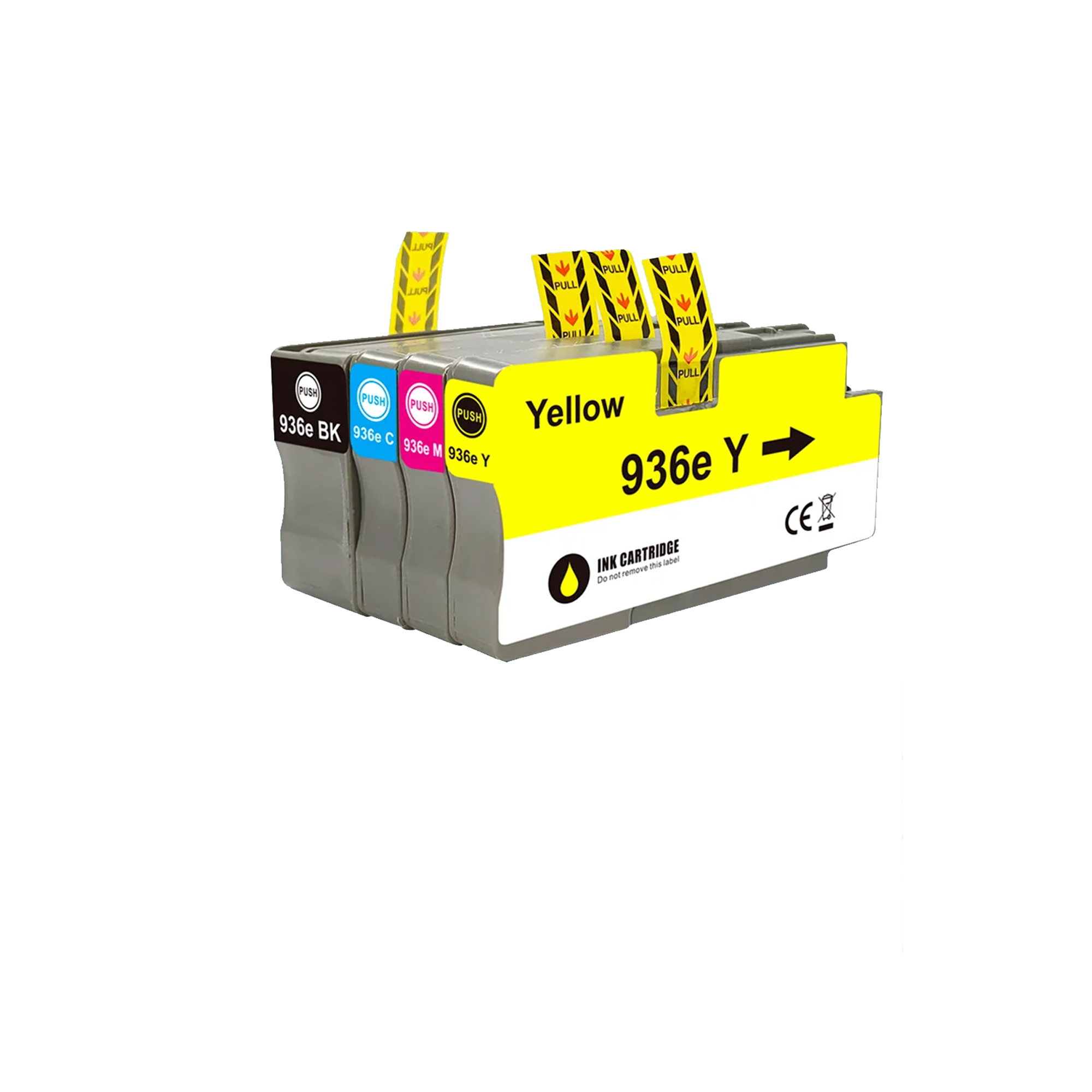 Compatible HP 936e Ink Cartridge Combo High Yield BK/C/M/Y