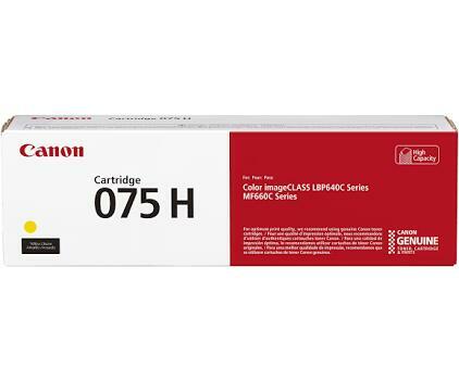 Canon 075H Original Yellow Toner Cartridge