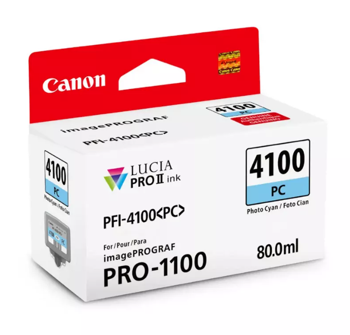 Canon PFI-4100 Photo Cyan original Ink Tank