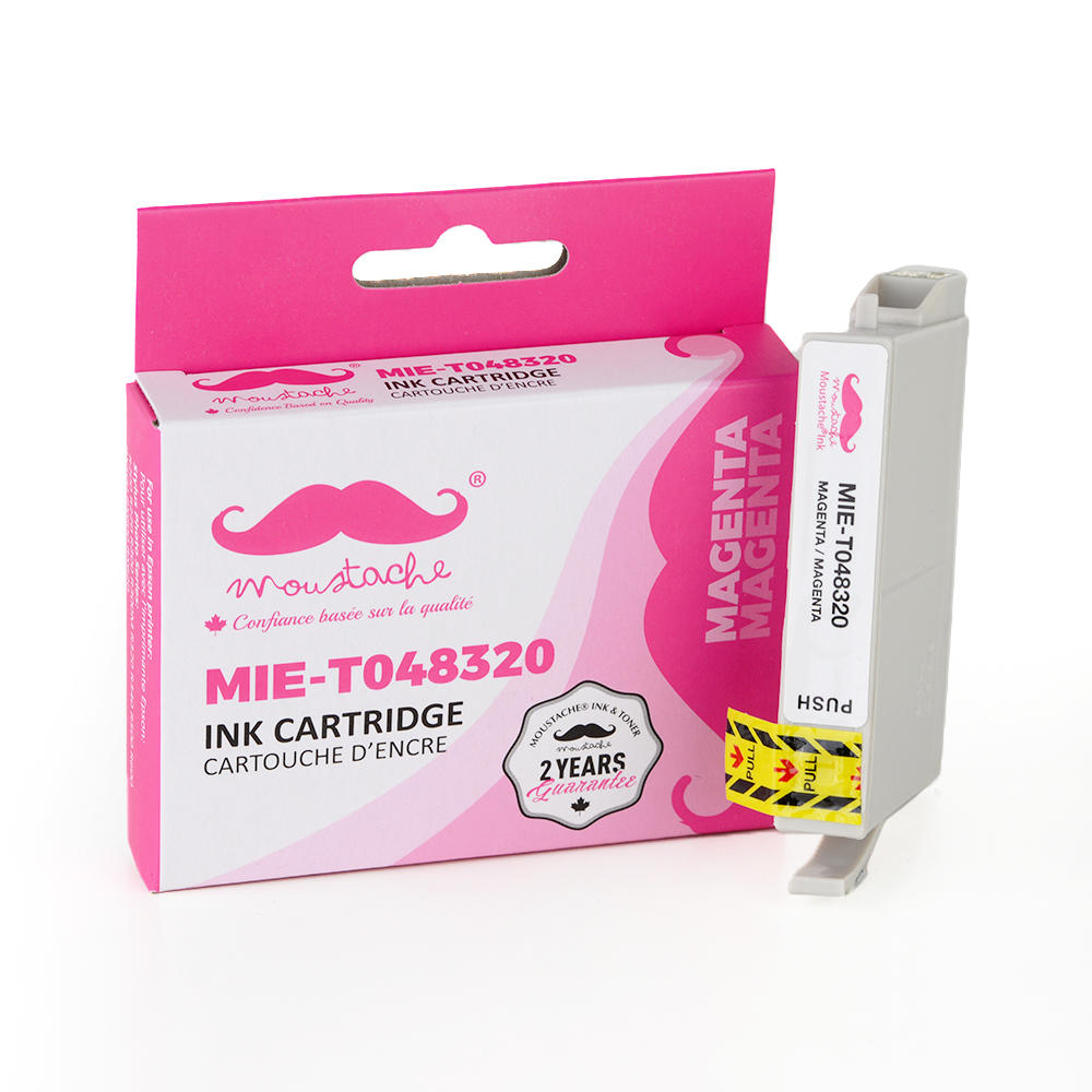 Epson 48 T048320 Compatible Magenta Ink Cartridge - Moustache®