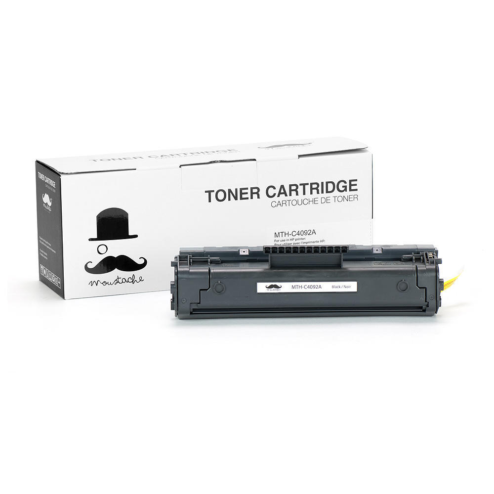Compatible HP 92A C4092A Black Toner Cartridge - Moustache Compatible HP 92A C4092A Black Toner Cartridge - Moustache