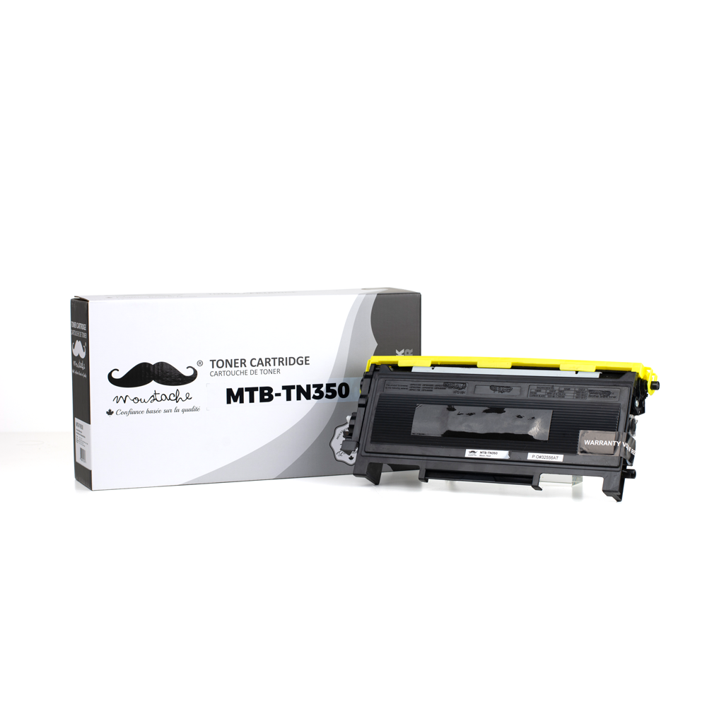 Brother TN-350 Compatible Black Toner Cartridge - Moustache®