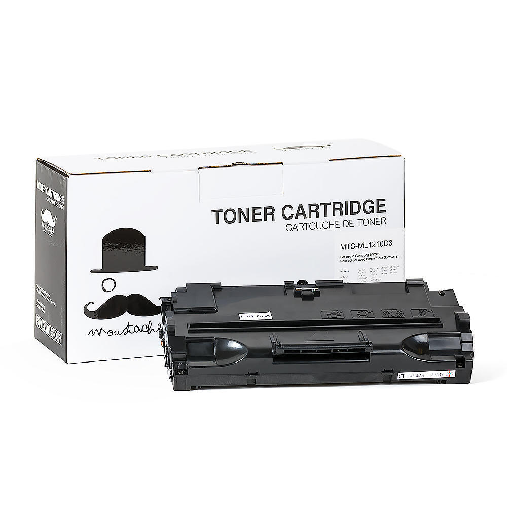 Samsung ML-1210D3 Compatible Black Toner Cartridge - Moustache Samsung ML-1210D3 Compatible Black Toner Cartridge - Moustache