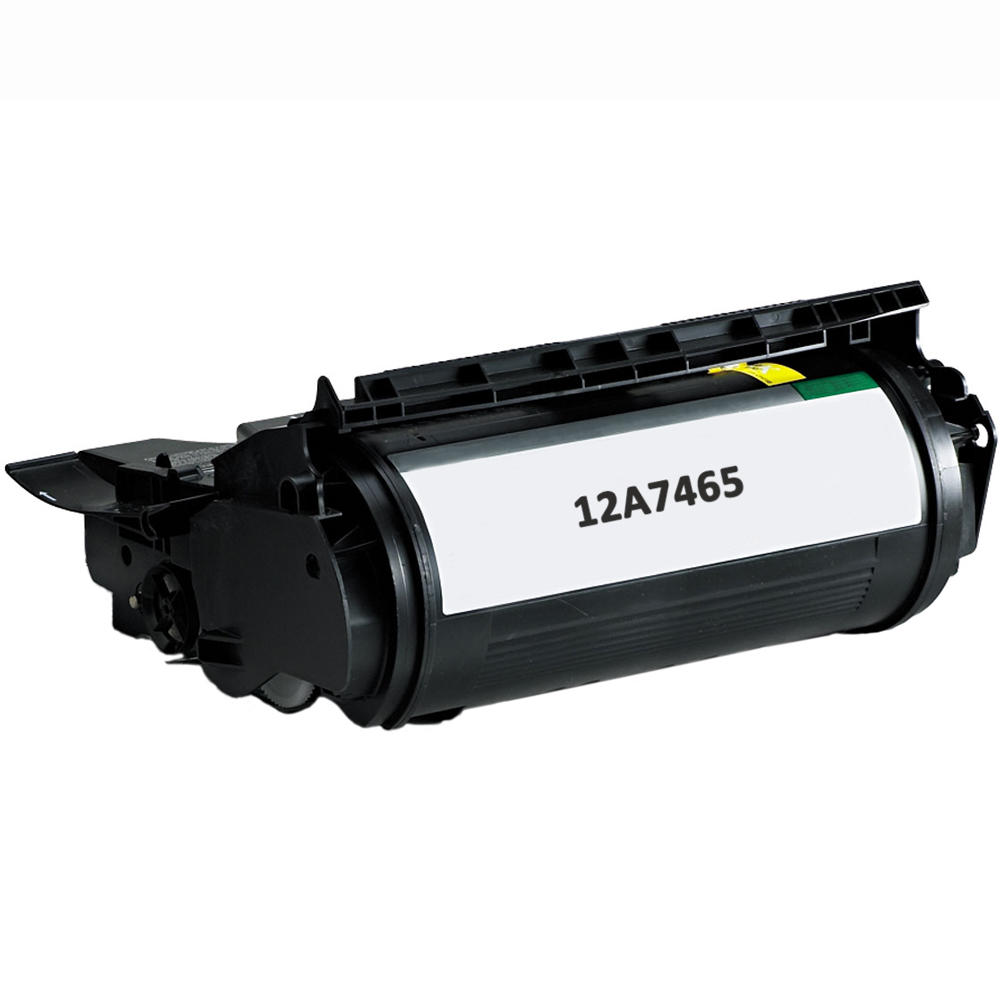 Lexmark 12A7465 Remanufactured Black Toner Cartridge Extra High Yield