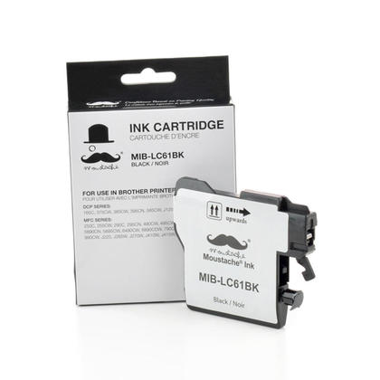 Brother LC61BK Compatible Black Ink Cartridge High Yield