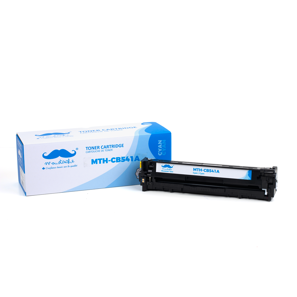 Remanufactured HP 125A CB541A Cyan Toner Cartridge - Moustache®