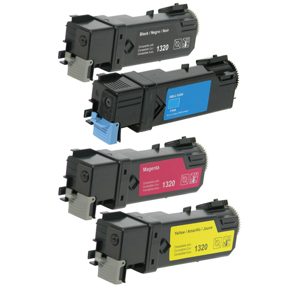 DELL KU052 KU53 KU54 KU55 Compatible Toner Cartridge Combo