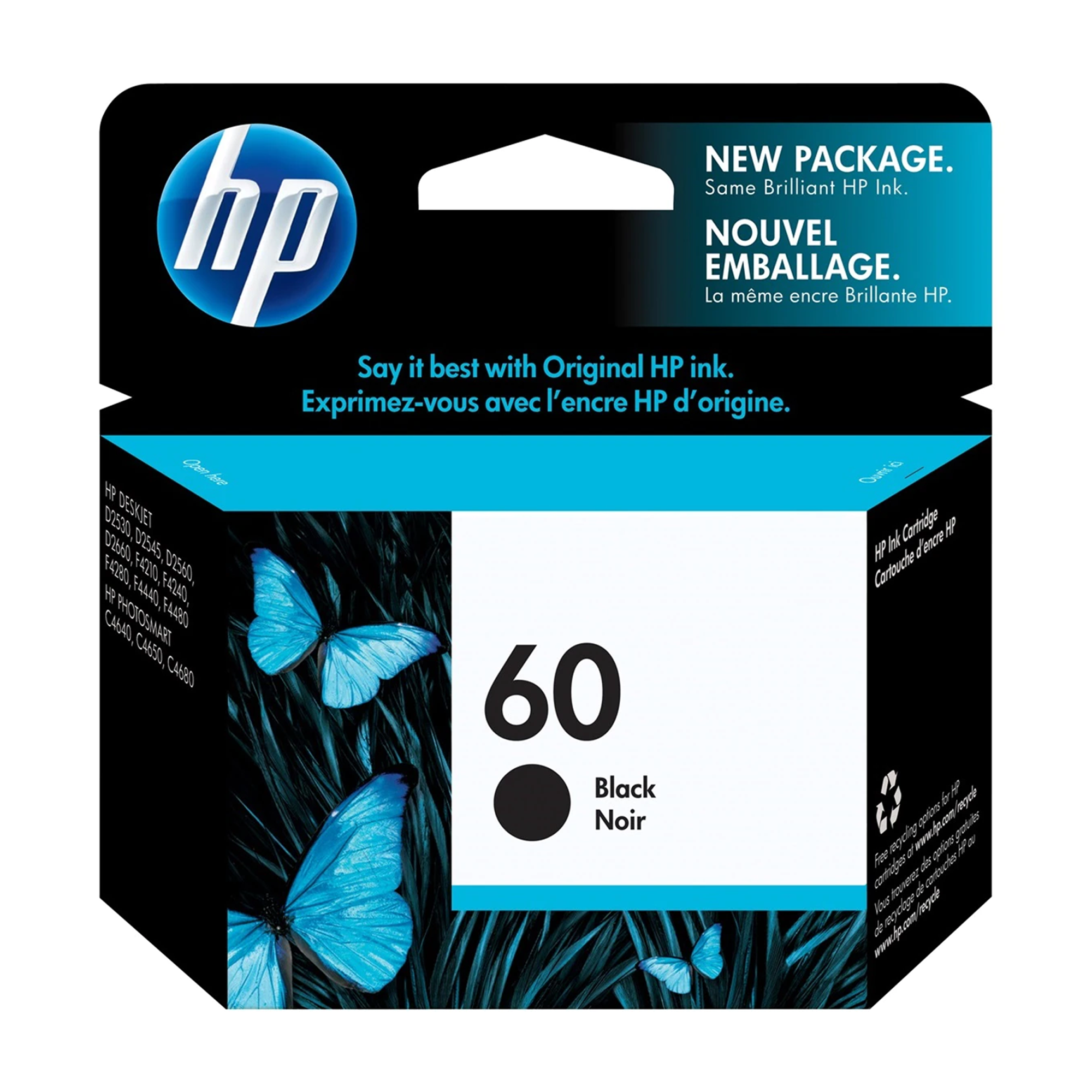HP 60 CC640WN Original Black Ink Cartridge