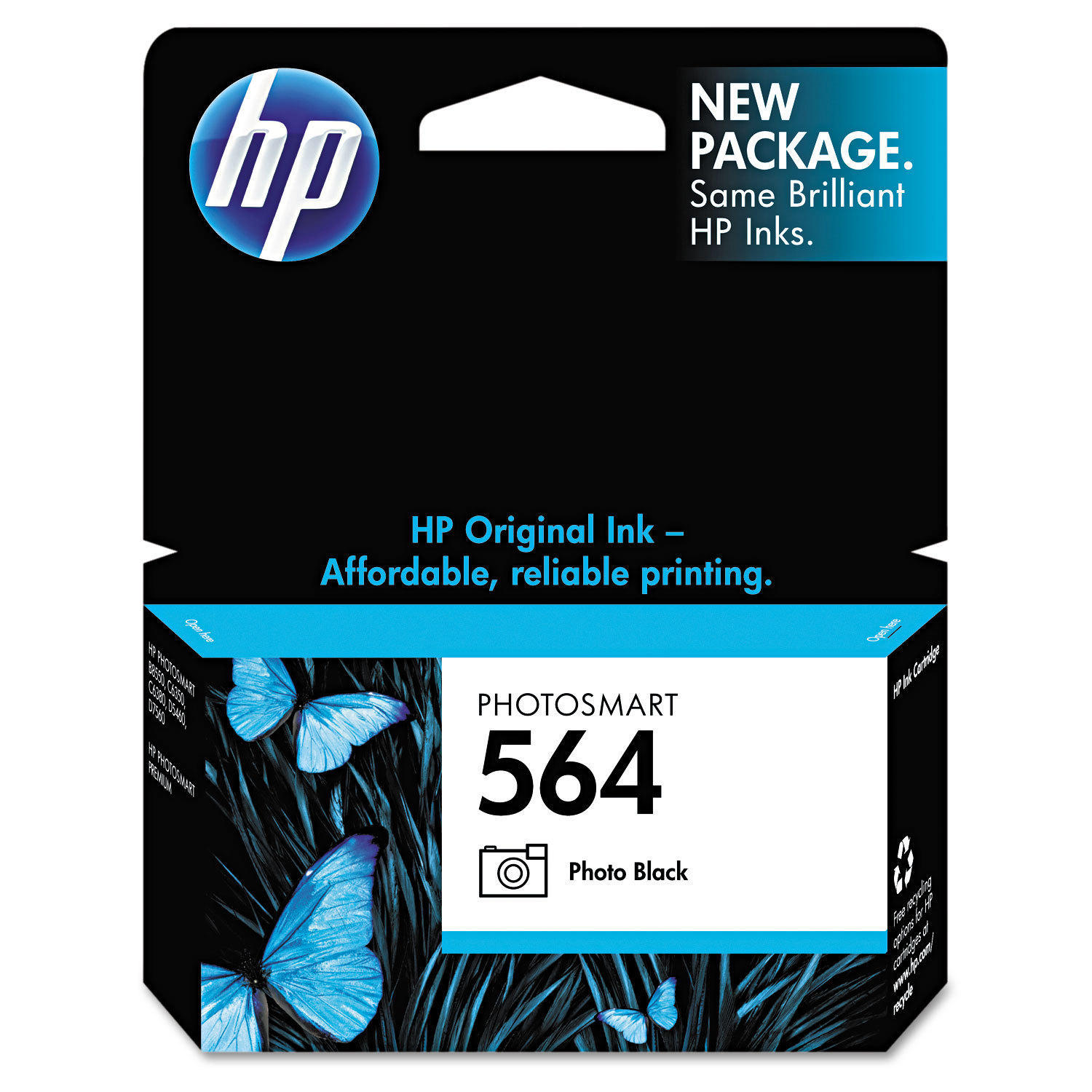 HP 564 CB317WN Original Photo Black Ink Cartridge HP 564 CB317WN Original Photo Black Ink Cartridge