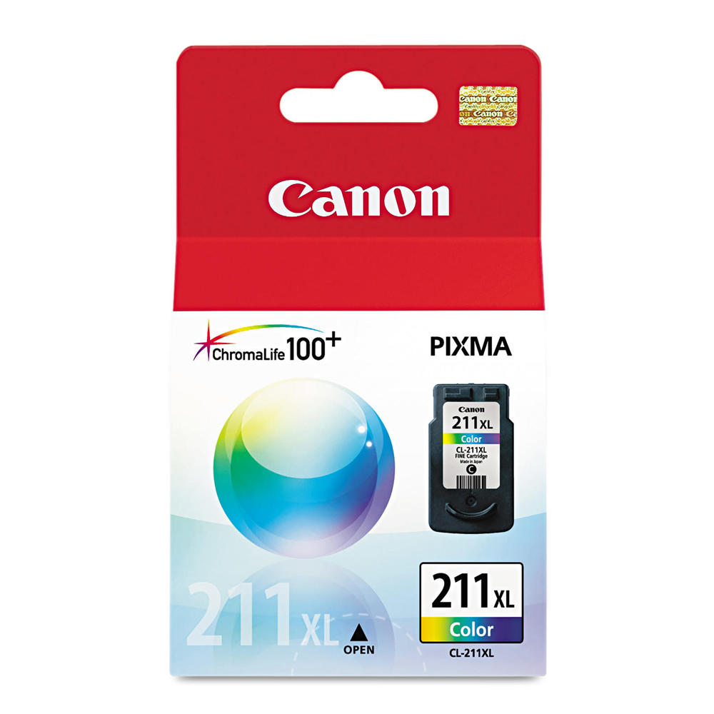 Canon CL211XL Original Color Ink Cartridge High Yield (2975B001)