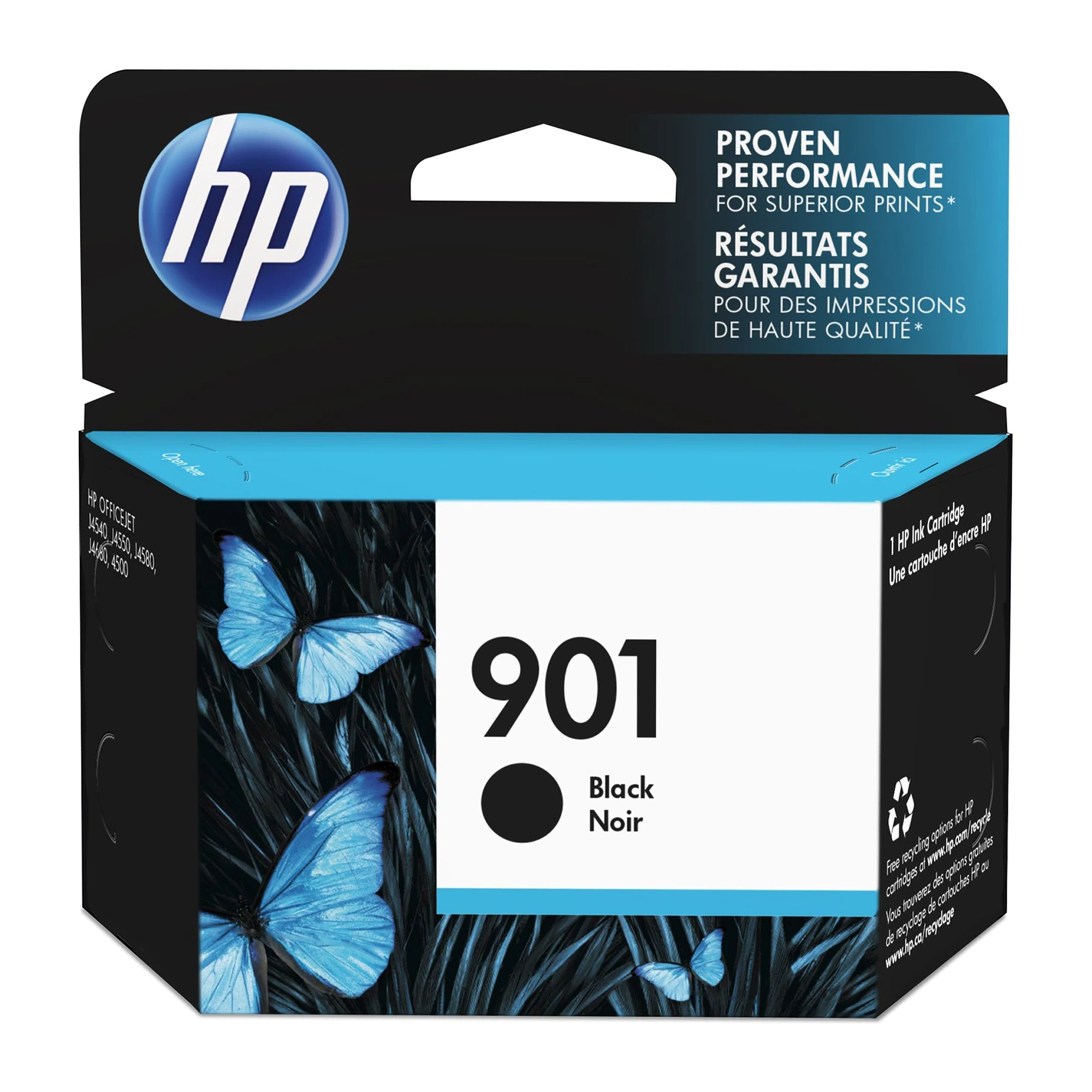 HP 901 CC653AN#140 Original Black Ink Cartridge