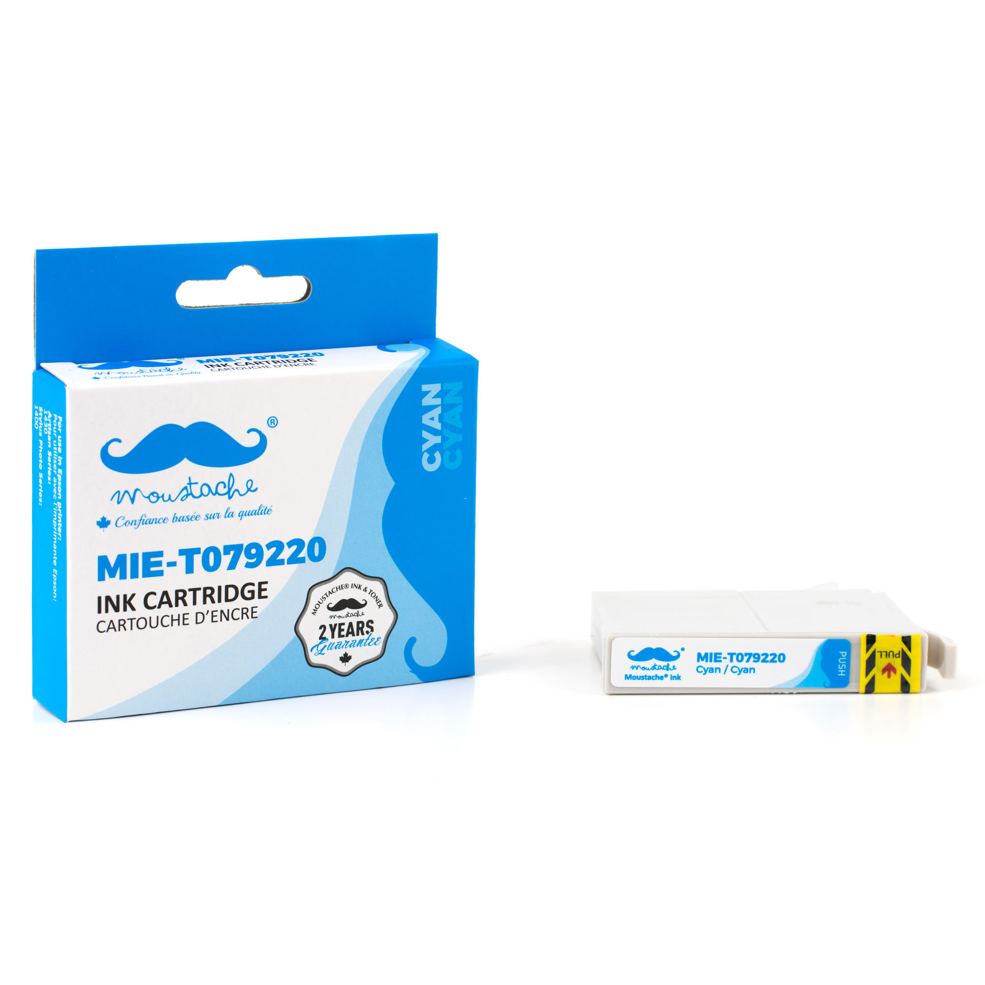 Epson 79 T079220 Compatible Cyan Ink Cartridge High Yield - Moustache®