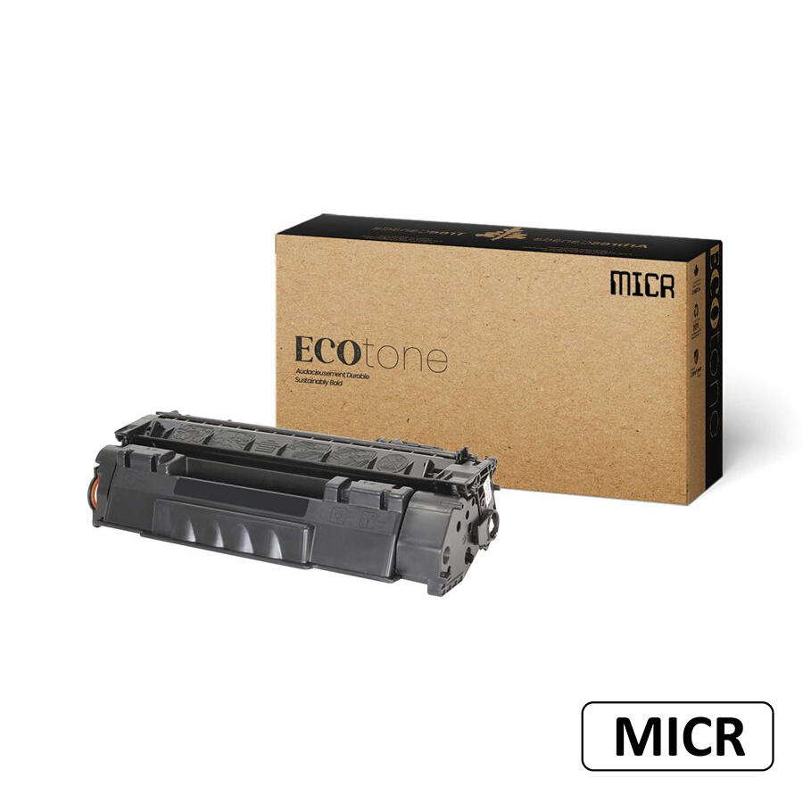 Premium Quality Remanufactured HP 49A Q5949A MICR Black Toner Cartridge - Ecotone®