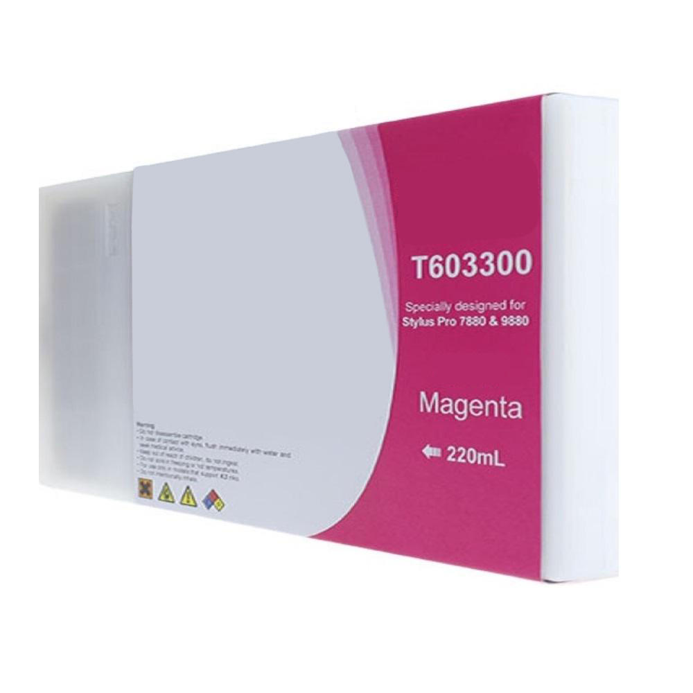 Epson T603300 Compatible Magenta Ink Cartridge Pigment