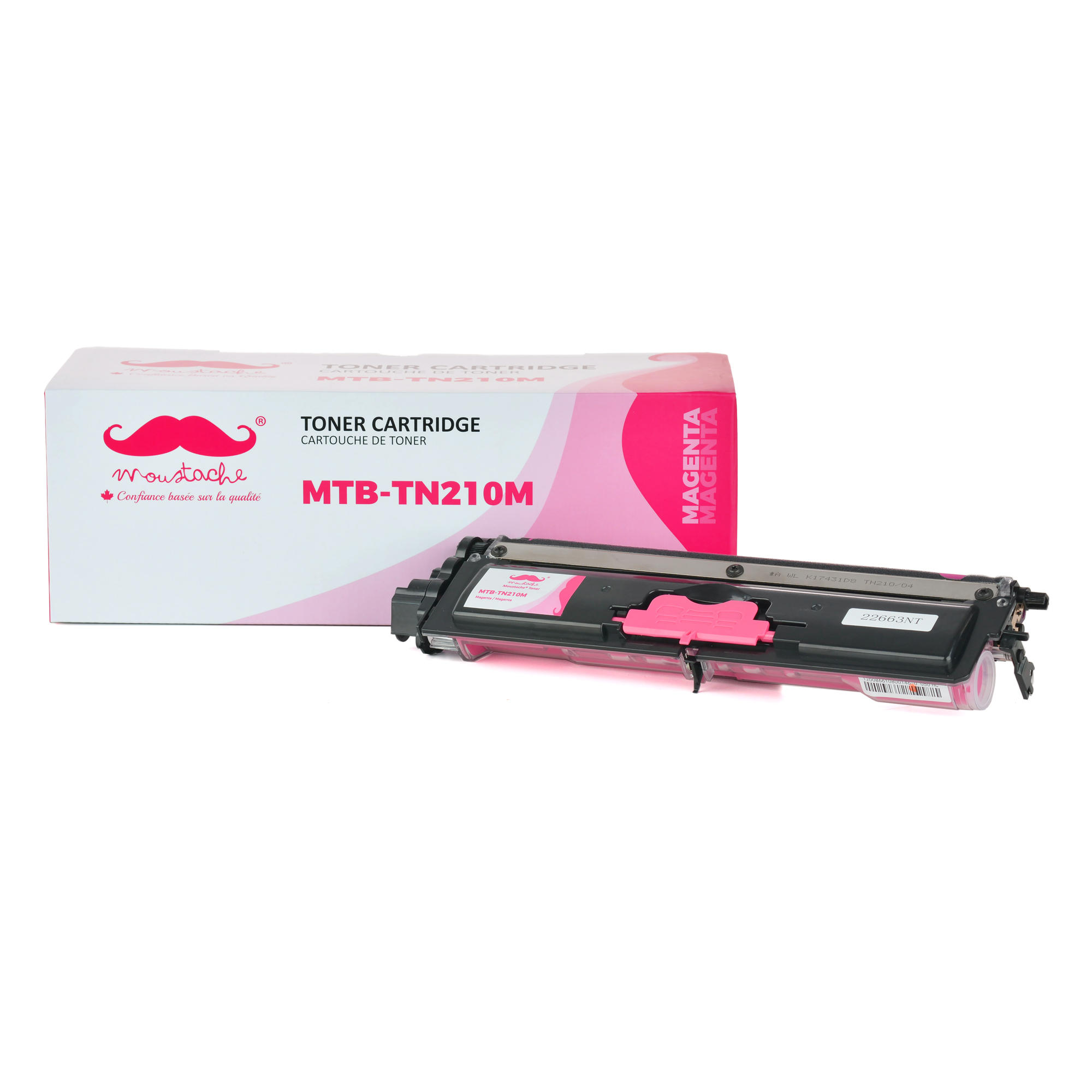 Brother TN210M Compatible Magenta Toner Cartridge - Moustache®