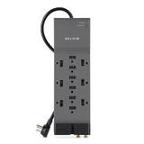 Belkin® BE112230-08 12-Outlet Home/Office Surge Protector with 8" Power Cord 3780J