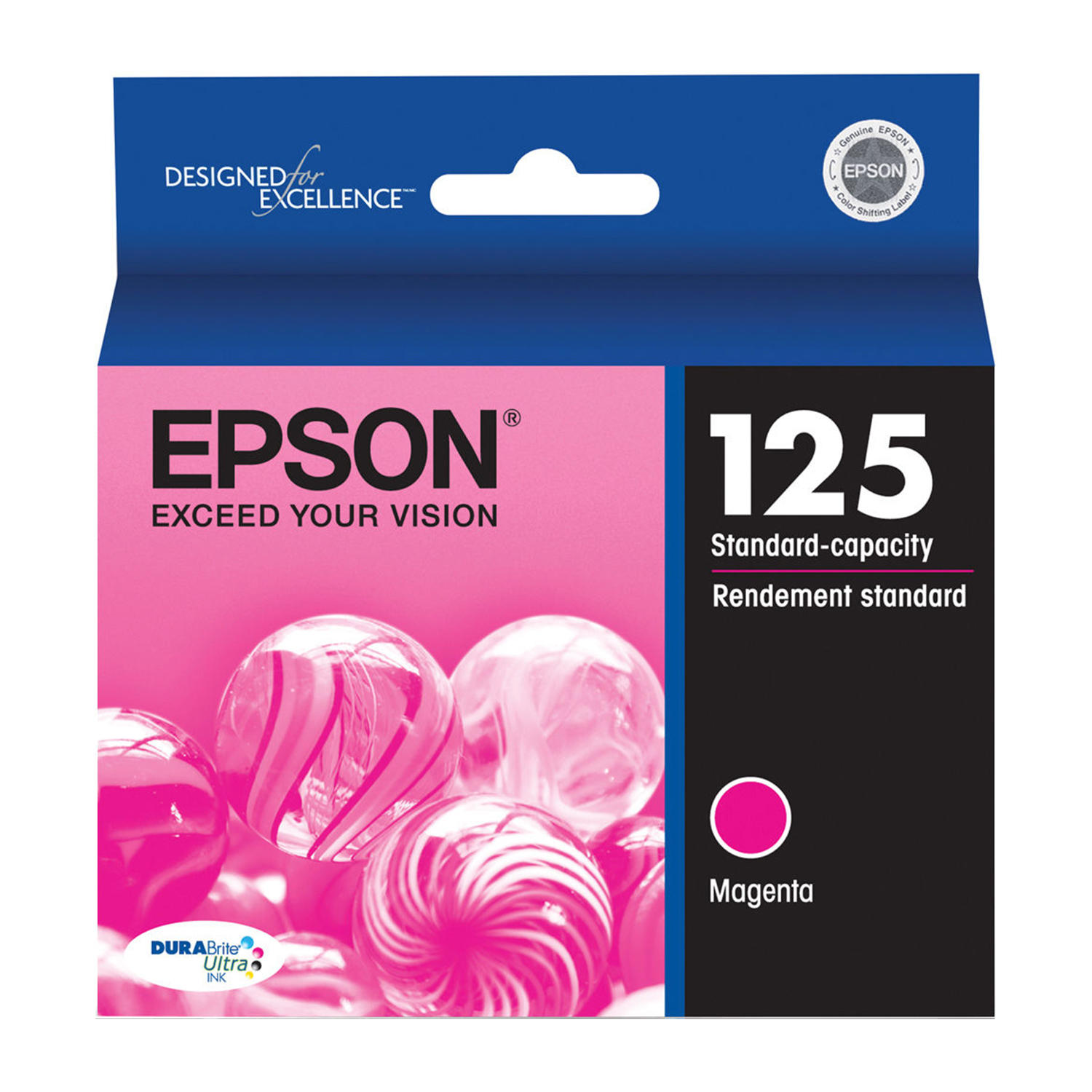 Epson 125 T125320 Original Magenta Ink Cartridge