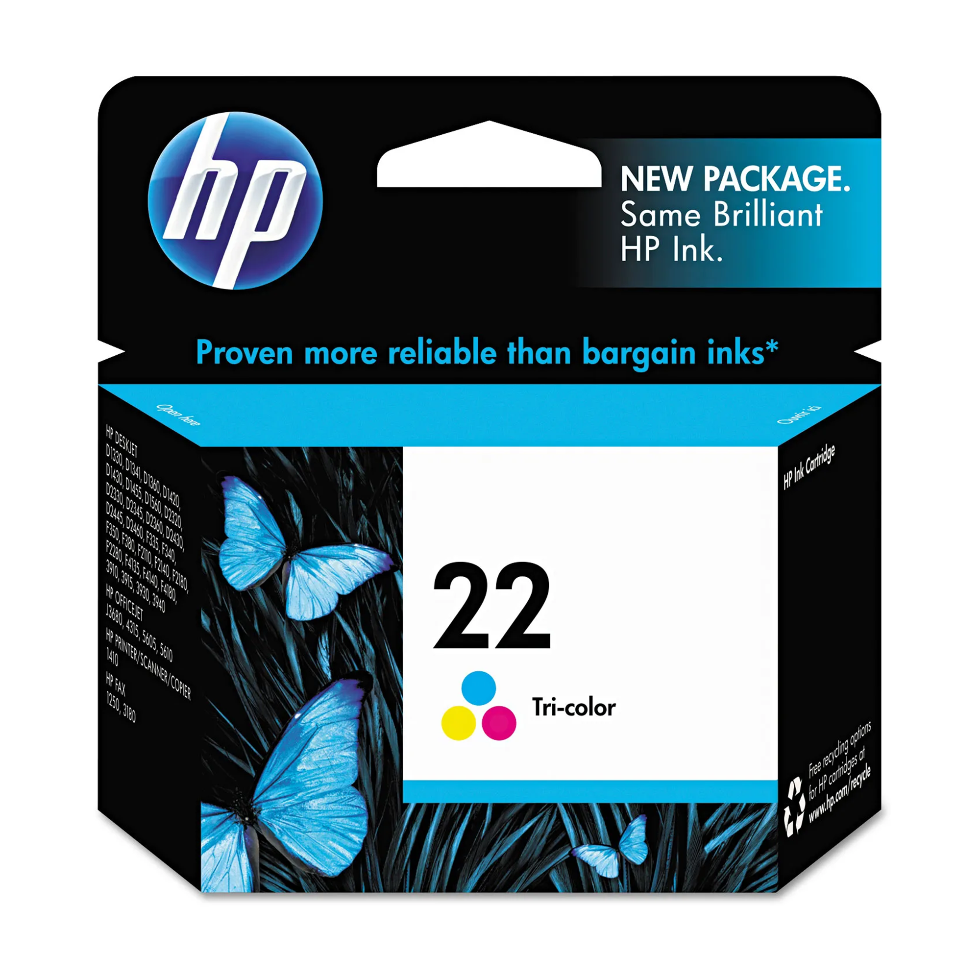 HP 22 C9352AN Original Tri-Color Ink Cartridge