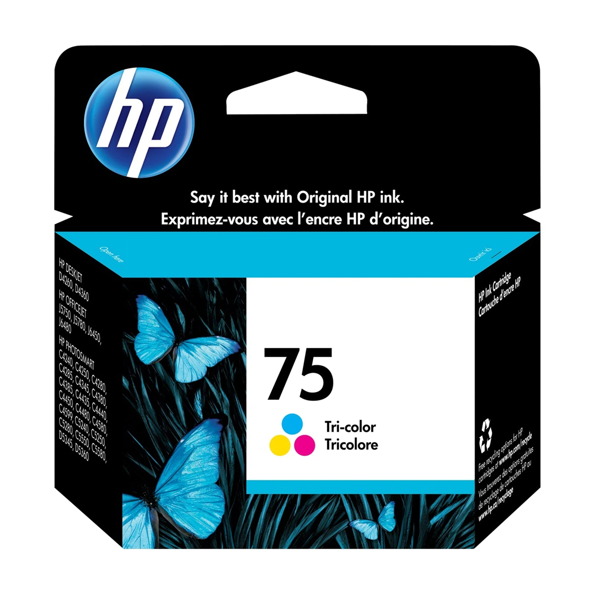 HP 75 CB337WN Original Tri-color Ink Cartridge