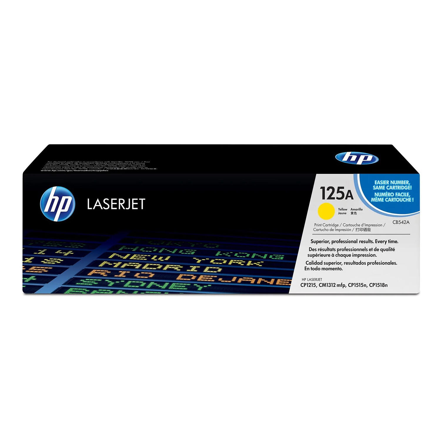 HP 125A CB542A Original Yellow Toner Cartridge