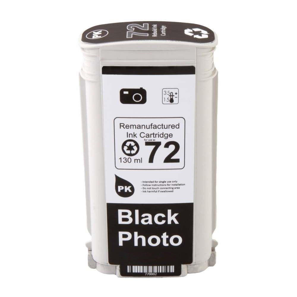 Remanufactured HP 72XL C9370A Photo Black Ink Cartridge High Yield Remanufactured HP 72XL C9370A Photo Black Ink Cartridge High Yield