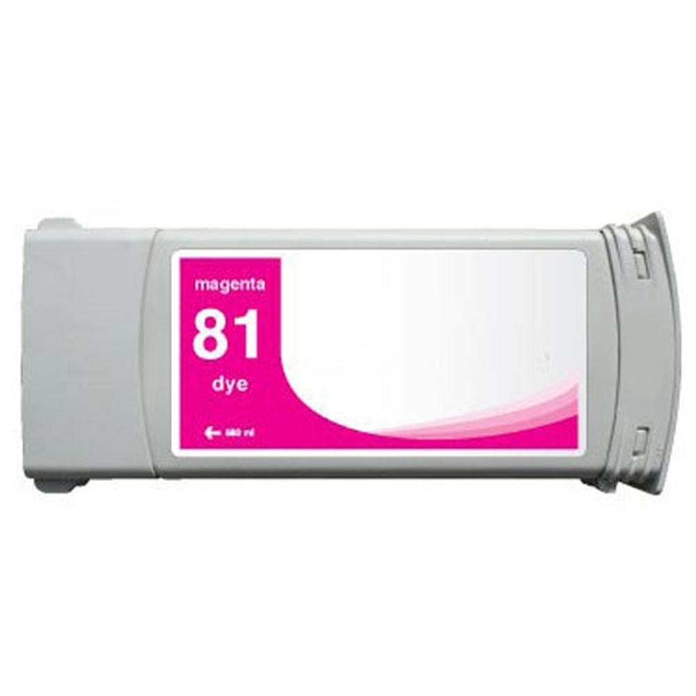 Remanufactured HP 81 C4932A Magenta Ink Cartridge