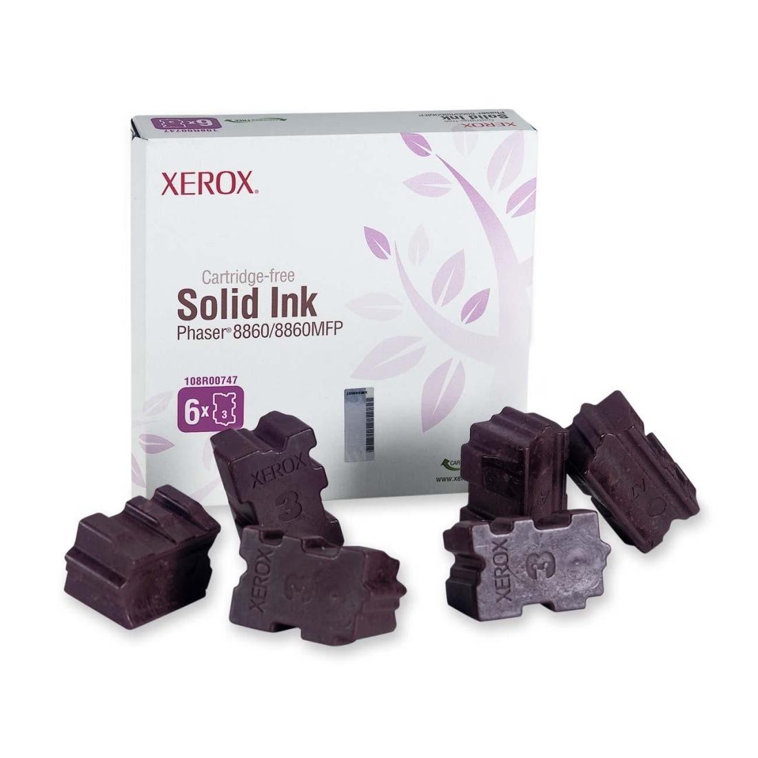 Xerox 108R00747 Original Magenta Solid Ink Sticks - 6 Sticks/Pack