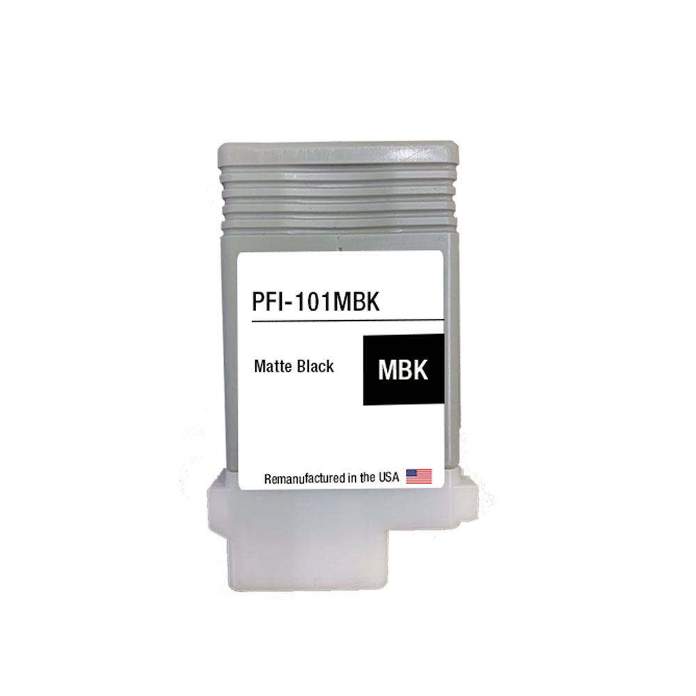 Canon PFI-101MBK Remanufactured Matte Black Ink Cartridge (0882B001)