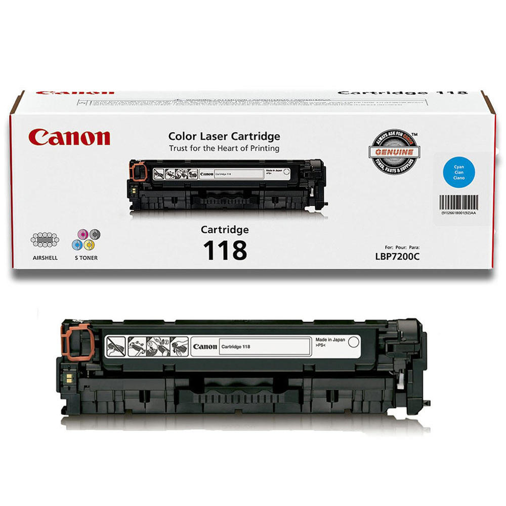 Canon 118 2661B001AA Original Cyan Toner Cartridge