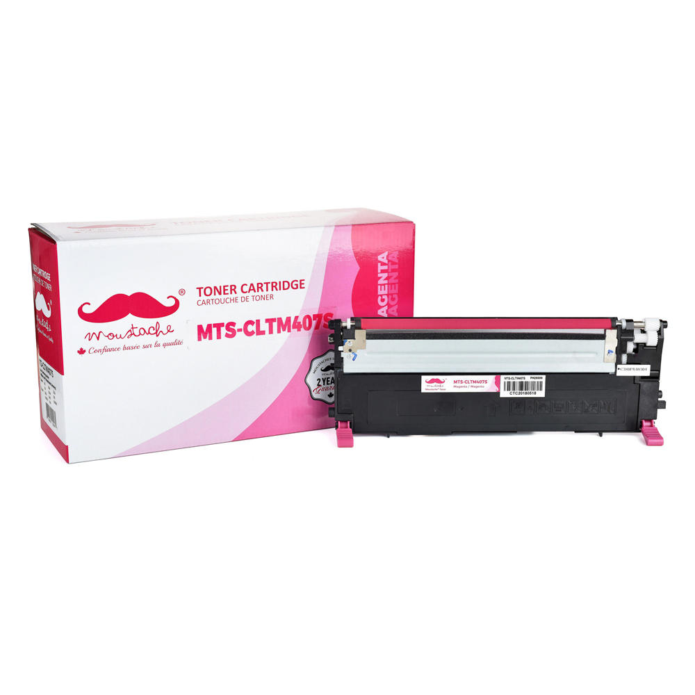 Samsung CLT-M407S Compatible Magenta Toner Cartridge - Moustache®