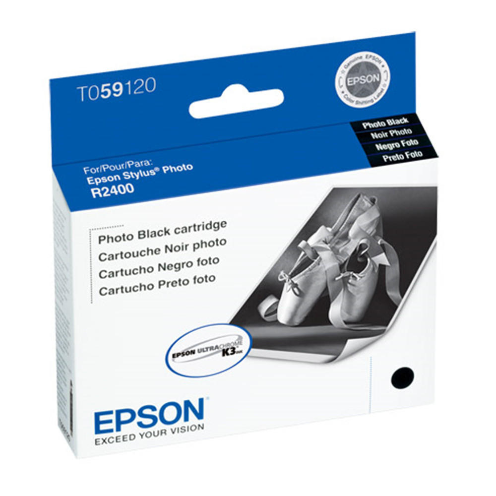 Epson T059120 Original Photo Black Ink Cartridge Epson T059120 Original Photo Black Ink Cartridge