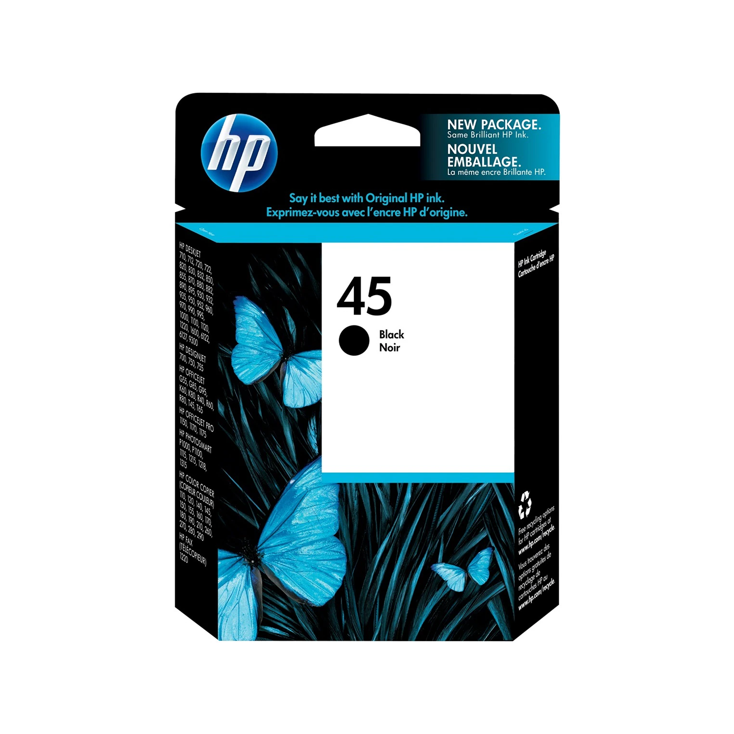 HP 45 51645A Original Black Ink Cartridge