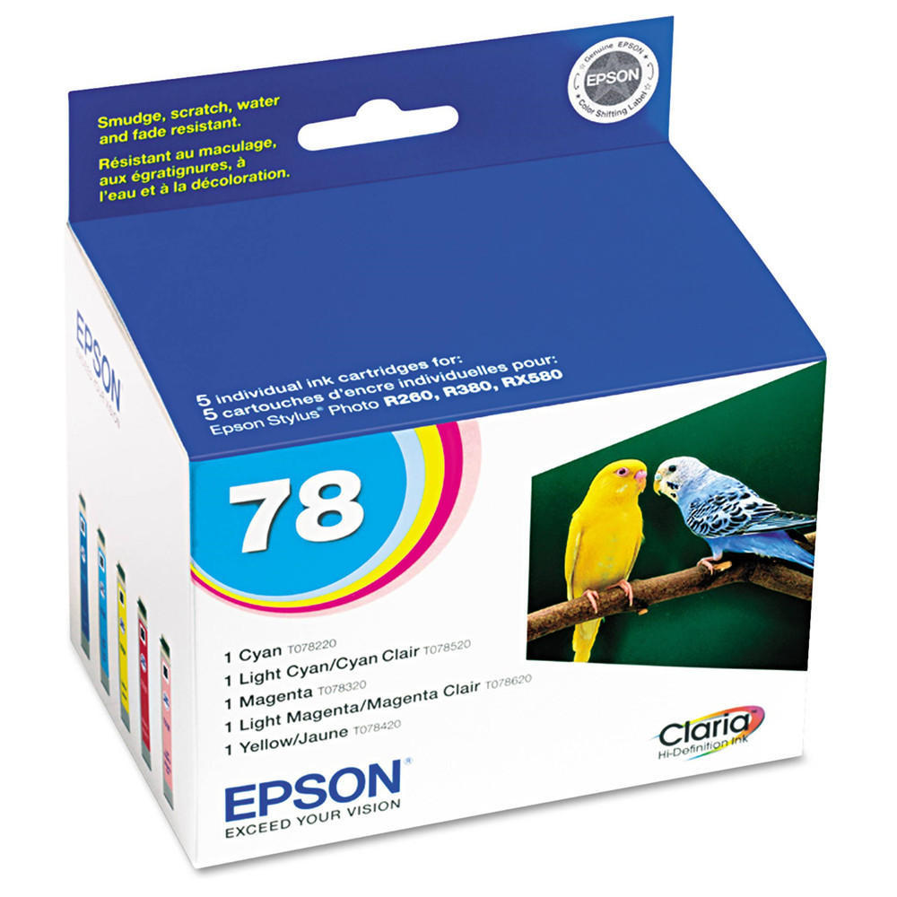 Epson 78 T078920 Original Multi-Color Ink Cartridge C/M/Y/LC/LM