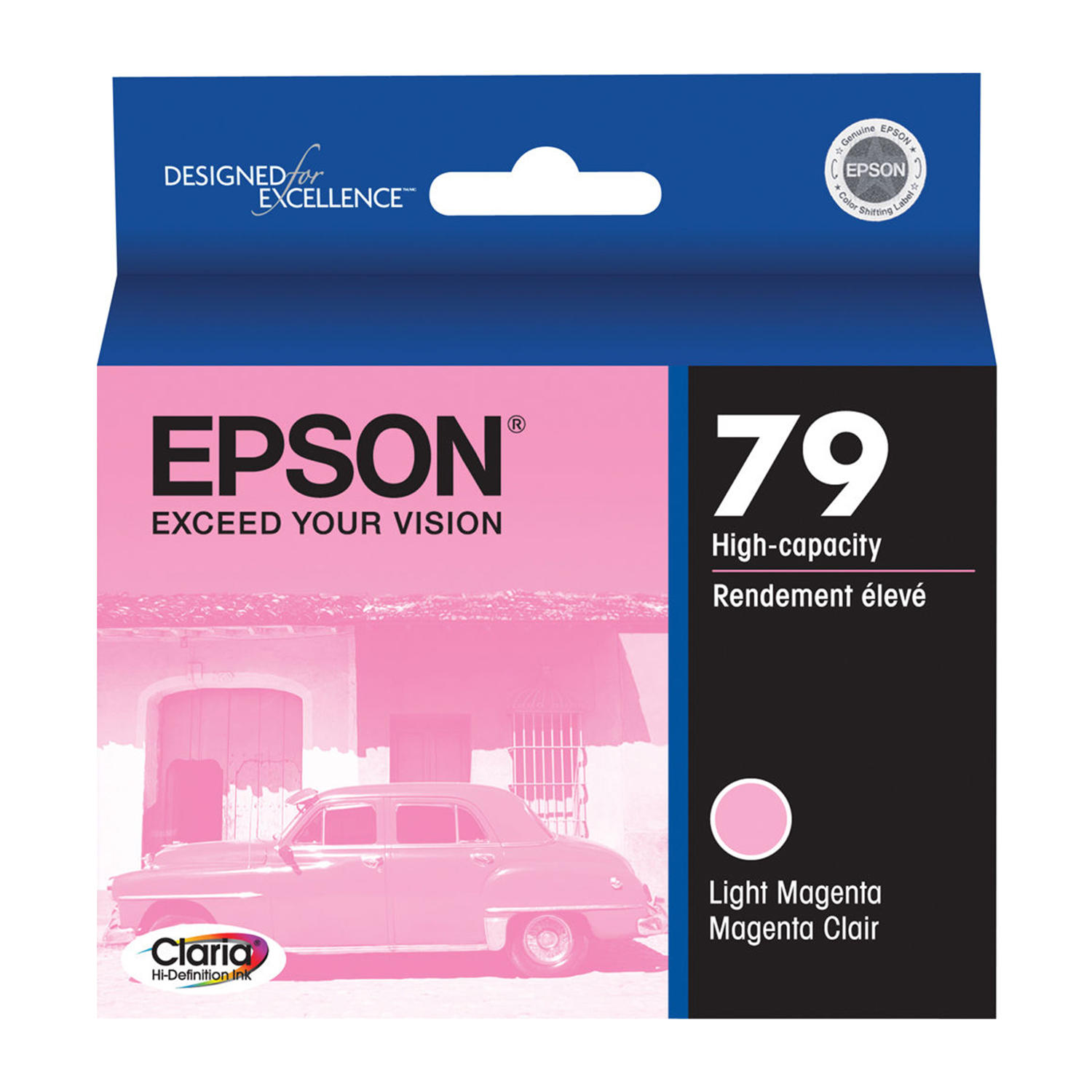 Epson T079620 Original Light Magenta Ink Cartridge High Yield