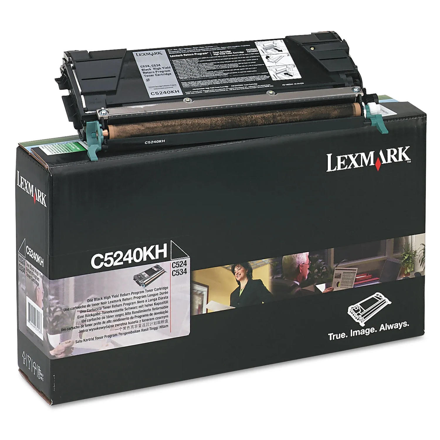 Lexmark C5240KH Original Black Return Program Toner Cartridge High Yield
