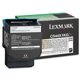 Lexmark C544X1KG Original Black Return Program Toner Cartridge High Yield