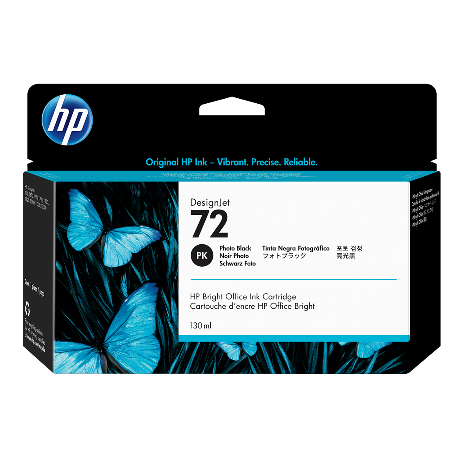 HP 72 C9370A Original Photo Black Ink Cartridge High Yield