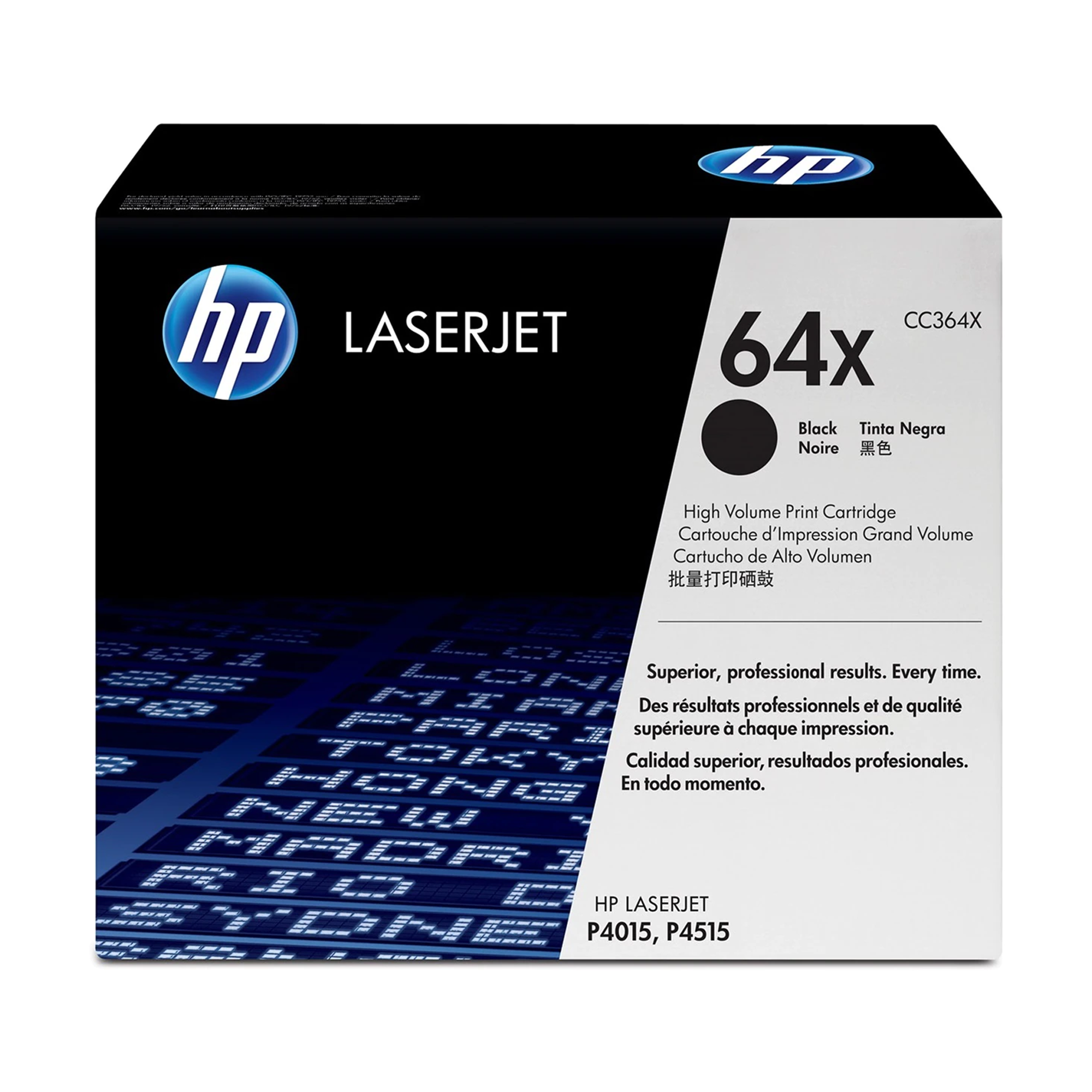 HP 64X CC364X Original Black Toner Cartridge High Yield